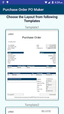 Purchase Order PO Maker android App screenshot 15